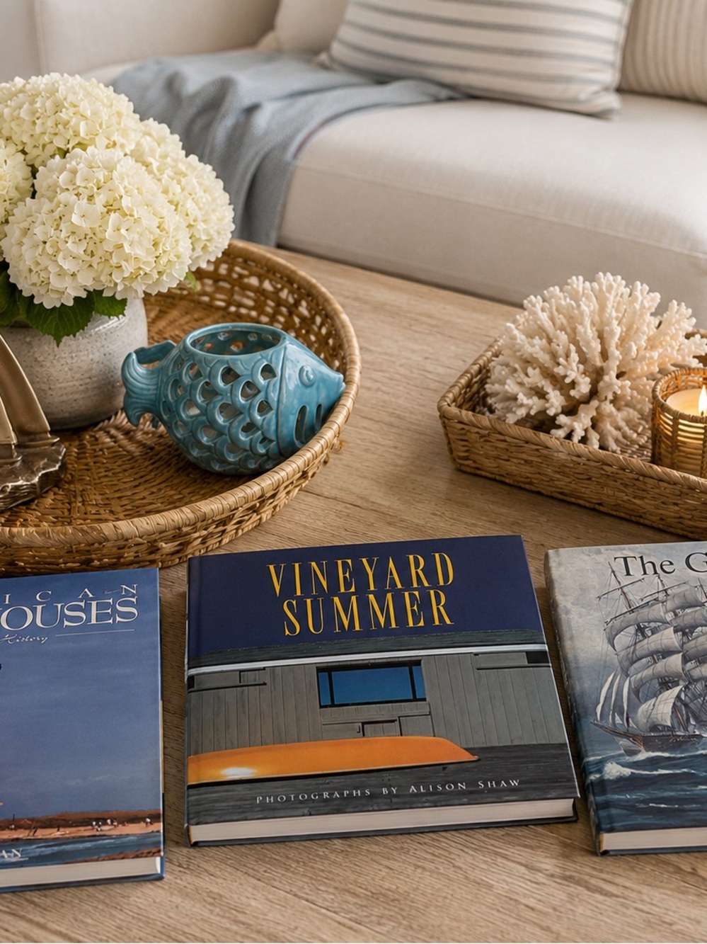Vineyard Summer Photography Book - Blue & Yellow Cover